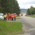 Letecká záchranná služba cvičila záchranu člověka z obtížně dostupných míst