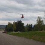 Letecká záchranná služba cvičila záchranu člověka z obtížně dostupných míst