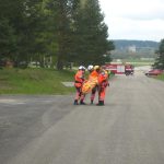 Letecká záchranná služba cvičila záchranu člověka z obtížně dostupných míst