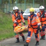 Letecká záchranná služba cvičila záchranu člověka z obtížně dostupných míst
