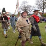 Křenovická prvomájová veselice – Karel IV. s Žižkou a esenbákem