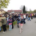 Křenovická prvomájová veselice – Karel IV. s Žižkou a esenbákem
