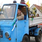 Křenovická prvomájová veselice – Karel IV. s Žižkou a esenbákem
