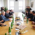 Ministr Mládek v Kovosvitu. Řeč byla o Rusku i hrozbě rozpadu EU