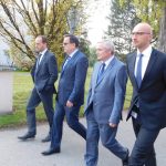Ministr Mládek v Kovosvitu. Řeč byla o Rusku i hrozbě rozpadu EU