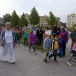 Do Bechyně dorazil Karel IV. Bavili ho žáci místní školy