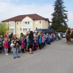 Do Bechyně dorazil Karel IV. Bavili ho žáci místní školy