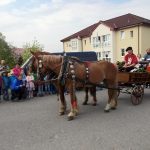 Do Bechyně dorazil Karel IV. Bavili ho žáci místní školy