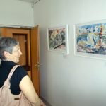 Plánskou obřadní síň zaplnily obrazy dospělých žáků Teodora Buzu