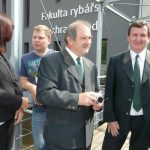Prezident si ve Vodňanech prohlédl jesetery a promluvil ke studentům rybářské školy i fakulty