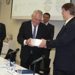 Prezident si ve Vodňanech prohlédl jesetery a promluvil ke studentům rybářské školy i fakulty