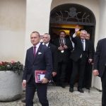 Ve Strakonicích dostal prezident fez a pivo
