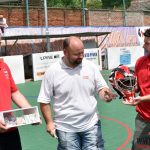 Slavnostní otevření plastového hřiště bylo oslavou lidského porozumění a sportu