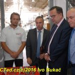 Ministr Mládek chtěl vidět světově úspěšný tým Brisku
