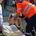 Lampová se složila a skončila v péči záchranářů