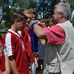 Poříčští žáci oslavili prvenství koupelí v hasičské nádrži