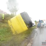 Provozovatel havarovaného autobusu s dětmi naznačil, že někteří pasažéři zřejmě nebyli připoutaní