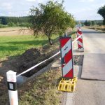 Pozor! Při opravě vozovky se silnice u Milevska propadla