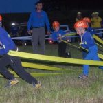 Noční soutěž v Bojenicích se doběhla v lijáku a bouřce