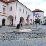 Průtrž mračen v Týně nad Vltavou smetla zeď okolo kostela. Mimo provoz je i nová plovárna