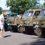 Veterány hlídali příslušníci veřejné bezpečnosti