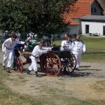 Hasiči v Nemějicích předvedli staré ruční stříkačky