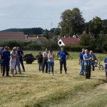 Hasiči v Nemějicích předvedli staré ruční stříkačky
