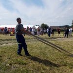 Hasiči v Nemějicích předvedli staré ruční stříkačky