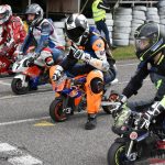 Ani silný déšť neohrozil mezinárodní šampionát malých motorek
