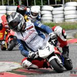 Ani silný déšť neohrozil mezinárodní šampionát malých motorek