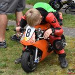 Ani silný déšť neohrozil mezinárodní šampionát malých motorek