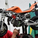 Ani silný déšť neohrozil mezinárodní šampionát malých motorek