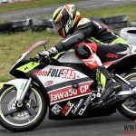 Ani silný déšť neohrozil mezinárodní šampionát malých motorek