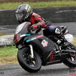 Ani silný déšť neohrozil mezinárodní šampionát malých motorek