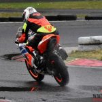 Ani silný déšť neohrozil mezinárodní šampionát malých motorek