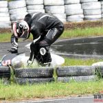 Ani silný déšť neohrozil mezinárodní šampionát malých motorek