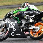 Ani silný déšť neohrozil mezinárodní šampionát malých motorek