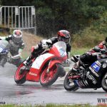 Ani silný déšť neohrozil mezinárodní šampionát malých motorek