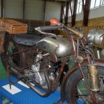 V tělocvičně lze obdivovat naleštěné historické motocykly