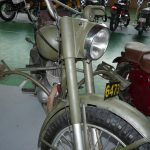 V tělocvičně lze obdivovat naleštěné historické motocykly