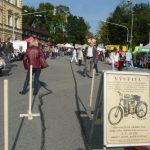 V tělocvičně lze obdivovat naleštěné historické motocykly