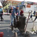 V tělocvičně lze obdivovat naleštěné historické motocykly