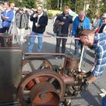 V tělocvičně lze obdivovat naleštěné historické motocykly