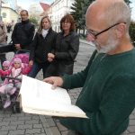U kostela se vzpomínalo na prezidenta Václava Havla