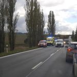 Provoz komplikuje nehoda mezi Záhořím a Temešvárem