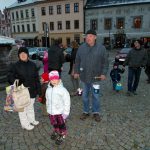 Děti v Táboře přivítaly Martina na bílém koni