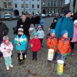 Děti v Táboře přivítaly Martina na bílém koni