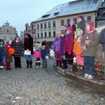 Děti v Táboře přivítaly Martina na bílém koni