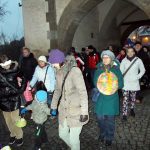Děti v Táboře přivítaly Martina na bílém koni
