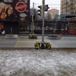 U IGY v Českých Budějovicích je uzavřen vjezd do Pekárenské ulice